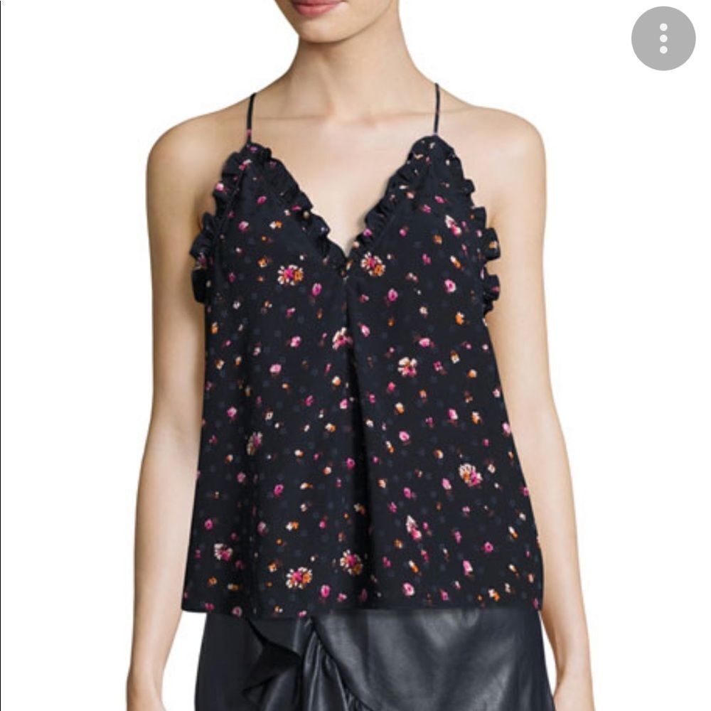 Rebecca Taylor Mia Floral Silk Cami